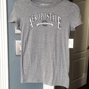 Aeropostale Gray Graphic Tee